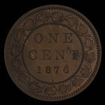 Canada, Victoria, 1 cent <br /> 1876