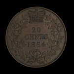 Canada, Victoria, 20 cents <br /> 1864