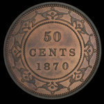 Canada, Victoria, 50 cents <br /> 1870