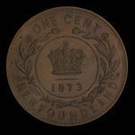 Canada, Victoria, 1 cent <br /> 1873