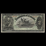 Canada, Dominion du Canada, 2 dollars <br /> 2 juillet 1897