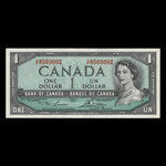 Canada, Banque du Canada, 1 dollar <br /> 1954