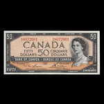 Canada, Banque du Canada, 50 dollars <br /> 1954