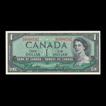 Canada, Banque du Canada, 1 dollar <br /> 1954