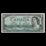 Canada, Banque du Canada, 1 dollar <br /> 1954