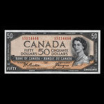 Canada, Banque du Canada, 50 dollars <br /> 1954