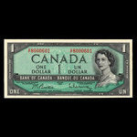 Canada, Banque du Canada, 1 dollar <br /> 1954