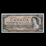 Canada, Banque du Canada, 100 dollars <br /> 1954