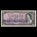 Canada, Banque du Canada, 10 dollars <br /> 1954