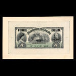 Canada, Dominion du Canada, 4 dollars <br /> 2 janvier 1902