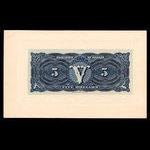 Canada, Dominion du Canada, 5 dollars <br /> 1 mai 1912