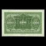 Canada, Dominion du Canada, 1,000 dollars <br /> 2 janvier 1924