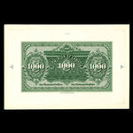 Canada, Dominion du Canada, 1,000 dollars <br /> 2 janvier 1924