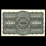 Canada, Dominion du Canada, 5,000 dollars <br /> 2 janvier 1901