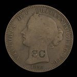 Canada, Province de la Nouvelle-Écosse, 1 penny <br /> 1856