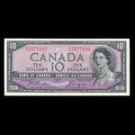 Canada, Banque du Canada, 10 dollars <br /> 1954