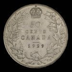 Canada, Georges V, 50 cents <br /> 1929
