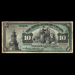 Canada, Home Bank of Canada, 10 dollars <br /> 2 mars 1914