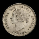 Canada, Victoria, 5 cents <br /> 1880