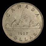 Canada, Georges VI, 1 dollar <br /> 1937