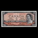 Canada, Banque du Canada, 2 dollars <br /> 1954