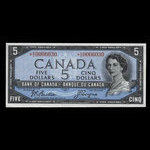 Canada, Banque du Canada, 5 dollars <br /> 1954