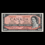 Canada, Banque du Canada, 2 dollars <br /> 1954