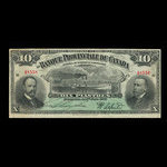 Canada, Banque Provinciale du Canada, 10 dollars <br /> 1 juin 1907