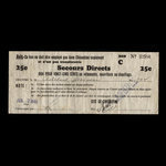 Canada, Cité de Chicoutimi, 25 cents <br /> 7 juin 1933