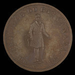 Canada, Banque de Montréal, 1/2 penny <br /> 1837