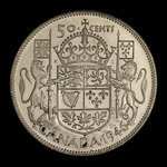 Canada, Georges VI, 50 cents <br /> 1946