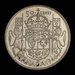 Canada, Georges VI, 50 cents : 1946