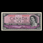 Canada, Banque du Canada, 10 dollars <br /> 1954