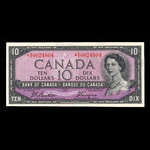 Canada, Banque du Canada, 10 dollars <br /> 1954