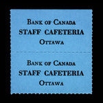 Canada, Banque du Canada, 1 repas : 1979