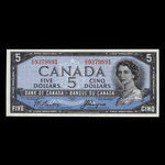 Canada, Banque du Canada, 5 dollars <br /> 1954