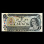 Canada, Banque du Canada, 1 dollar <br /> 1973