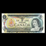 Canada, Banque du Canada, 1 dollar <br /> 1973