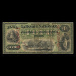 Canada, La Banque Nationale, 4 dollars <br /> 28 mai 1870
