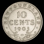 Canada, Édouard VII, 10 cents <br /> 1903