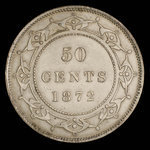 Canada, Victoria, 50 cents : 1872