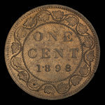 Canada, Victoria, 1 cent : 1898