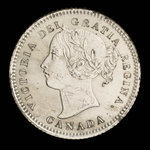 Canada, Victoria, 10 cents : 1880