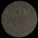 France, Louis XV, 9 deniers <br /> 1721