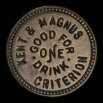 Canada, Criterion Bar, 1 consommation <br /> 1917