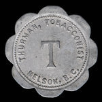 Canada, Thurman, Tobacconist, 25 cents <br /> 1923