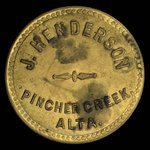 Canada, J. Henderson, 5 cents <br />