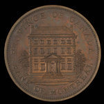 Canada, Banque de Montréal, 1 penny <br /> 1842