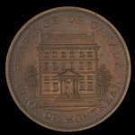 Canada, Banque de Montréal, 1 penny : 1842