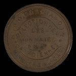 Canada, J.O. Marchand, aucune dénomination <br /> 1893